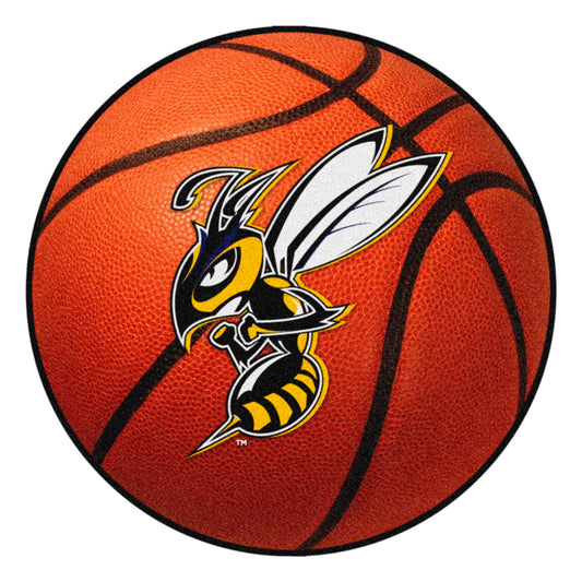 Montana State Billings Yellow Jackets Basketball Rug - 27in. Diameter