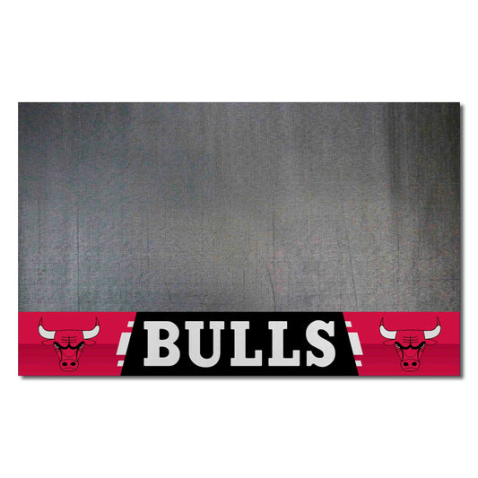 Chicago Bulls Vinyl Grill Mat - 26in. x 42in. - Chicago Bulls