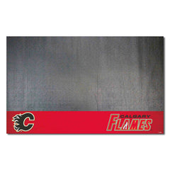 Calgary Flames Vinyl Grill Mat - 26in. x 42in. - Calgary Flames