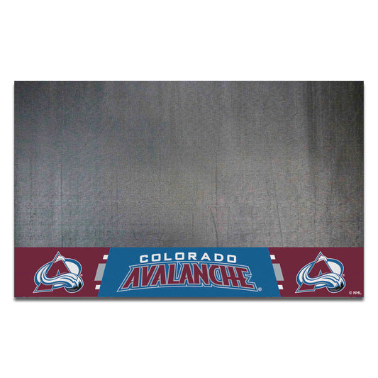 Colorado Avalanche Vinyl Grill Mat - 26in. x 42in. - Colorado Avalanche