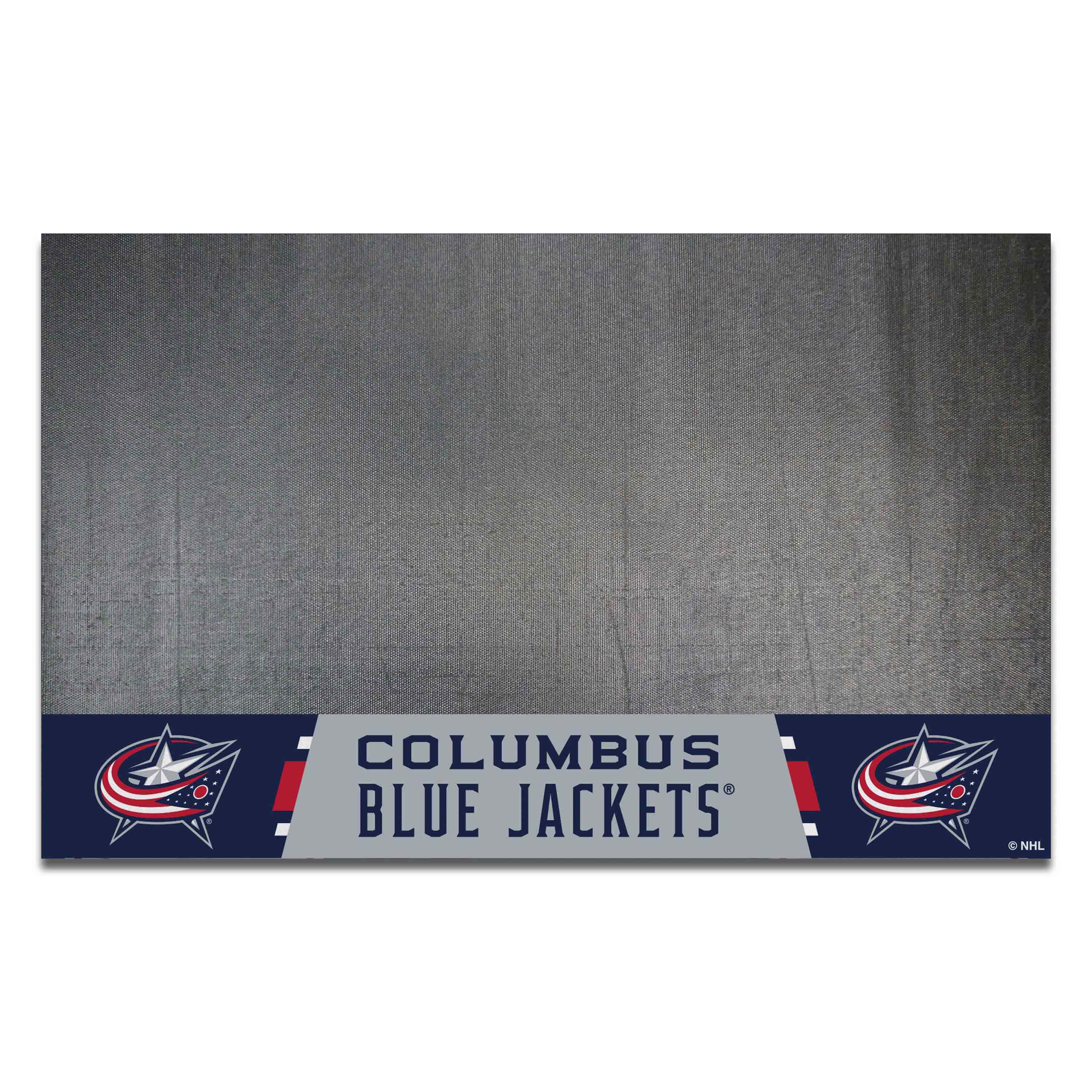 Columbus Blue Jackets Vinyl Grill Mat - 26in. x 42in.