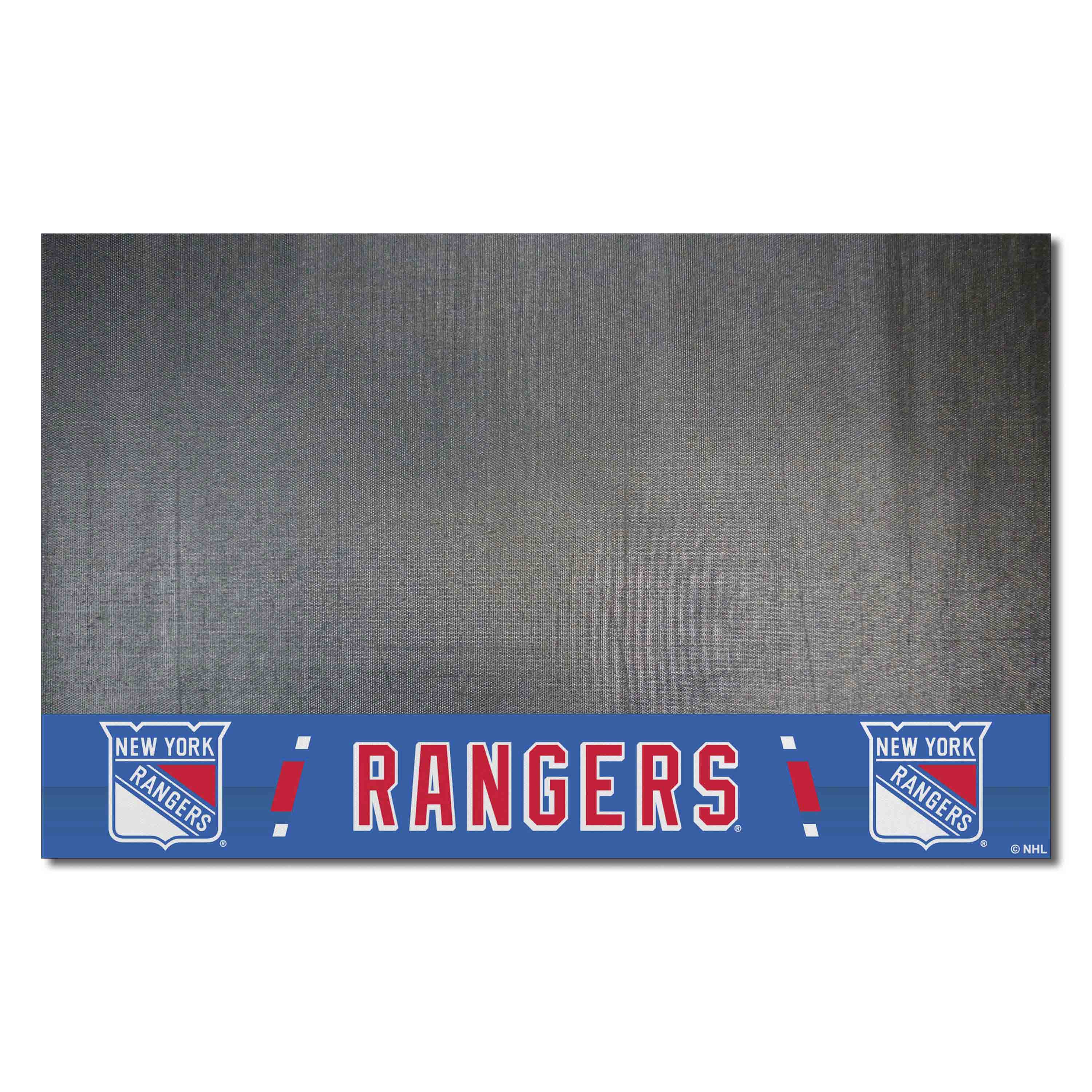 New York Rangers Vinyl Grill Mat - 26in. x 42in. - New York Rangers