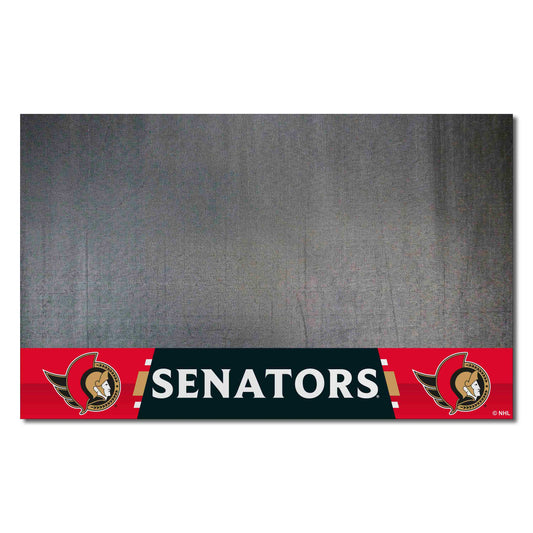 Ottawa Senators Vinyl Grill Mat - 26in. x 42in.