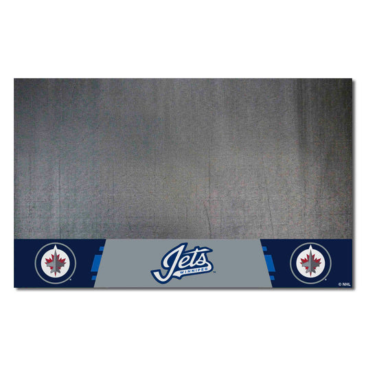 Winnipeg Jets Vinyl Grill Mat - 26in. x 42in.