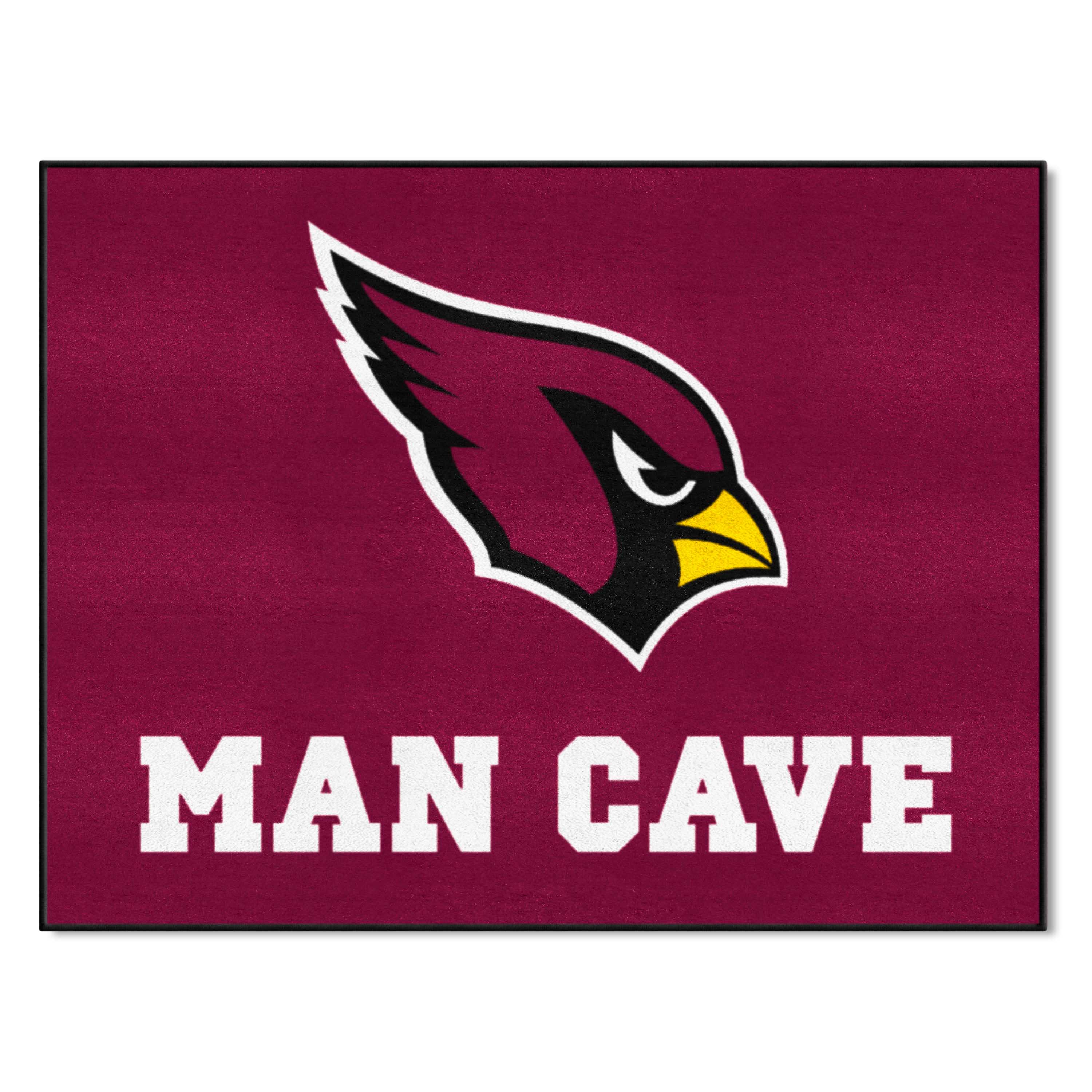 Arizona Cardinals Man Cave All-Star Rug - 34 in. x 42.5 in.