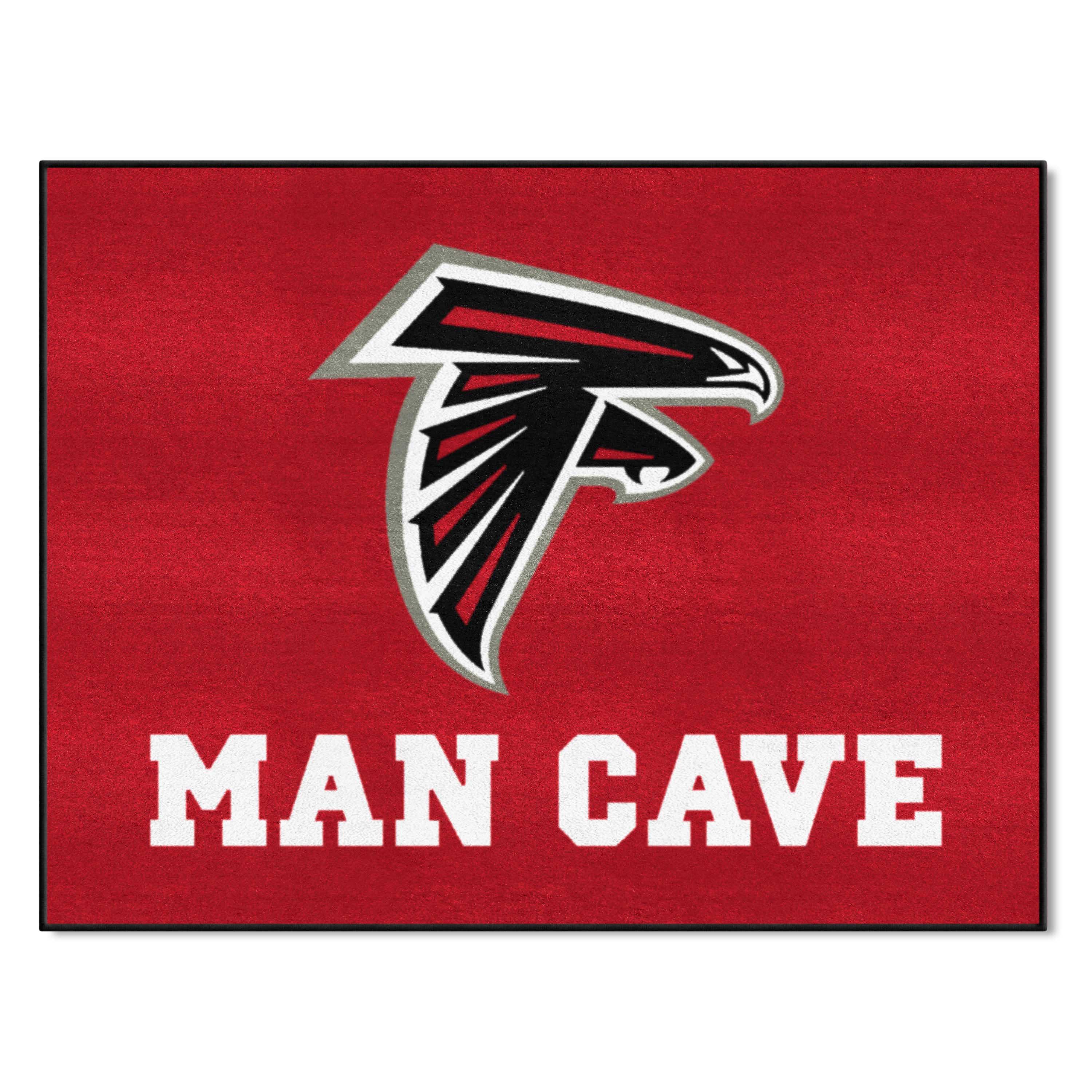 Atlanta Falcons Man Cave All-Star Rug - 34 in. x 42.5 in. - Atlanta Falcons