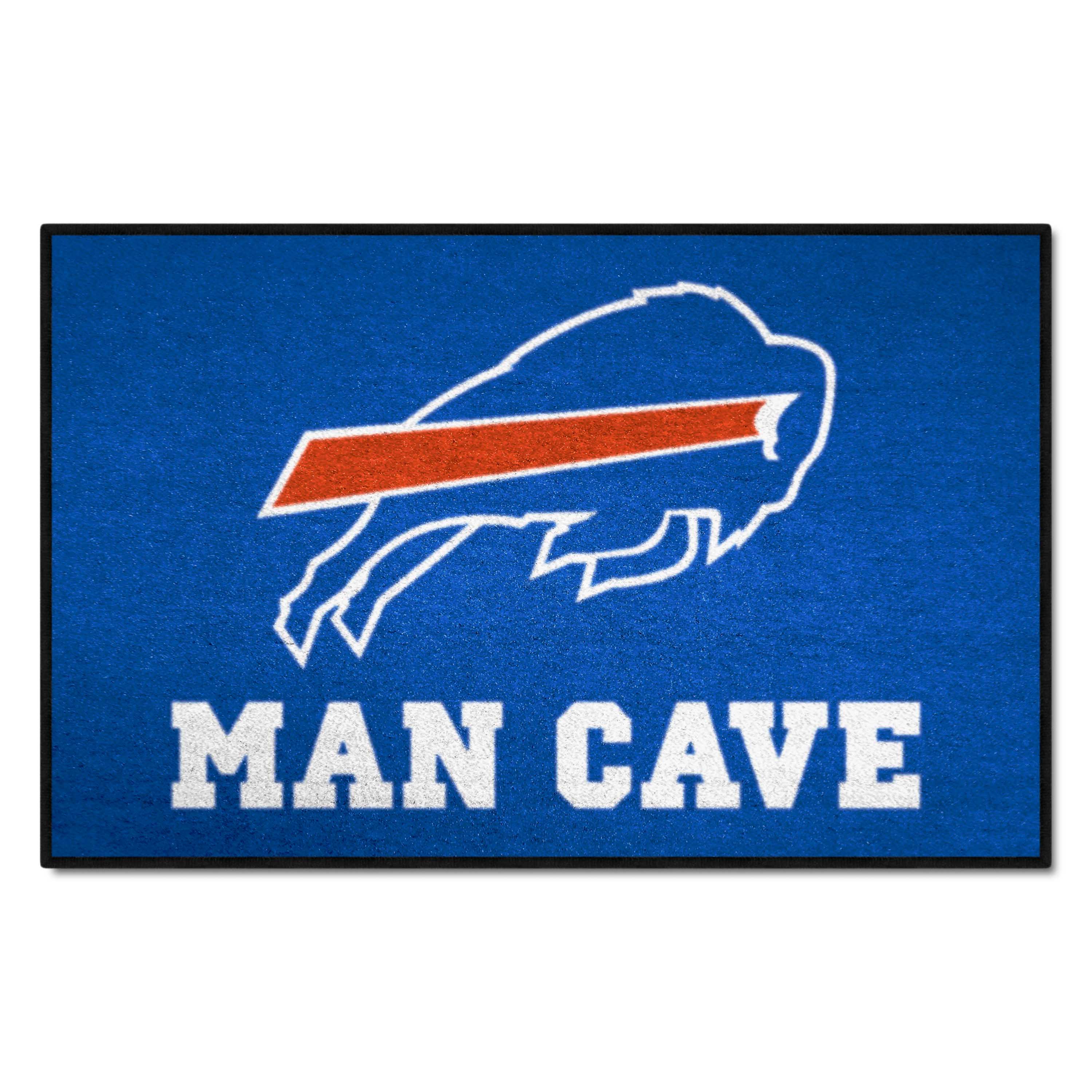 Buffalo Bills Man Cave Starter Mat Accent Rug - 19in. x 30in. - Buffalo Bills