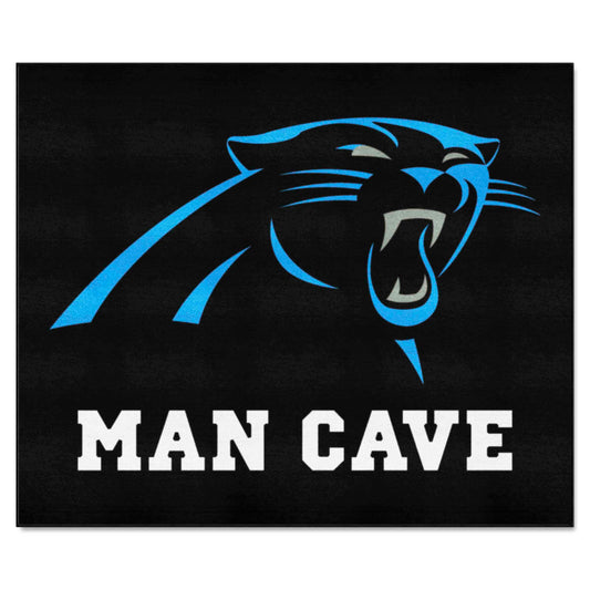 Carolina Panthers Man Cave Tailgater Rug - 5ft. x 6ft. - Carolina Panthers