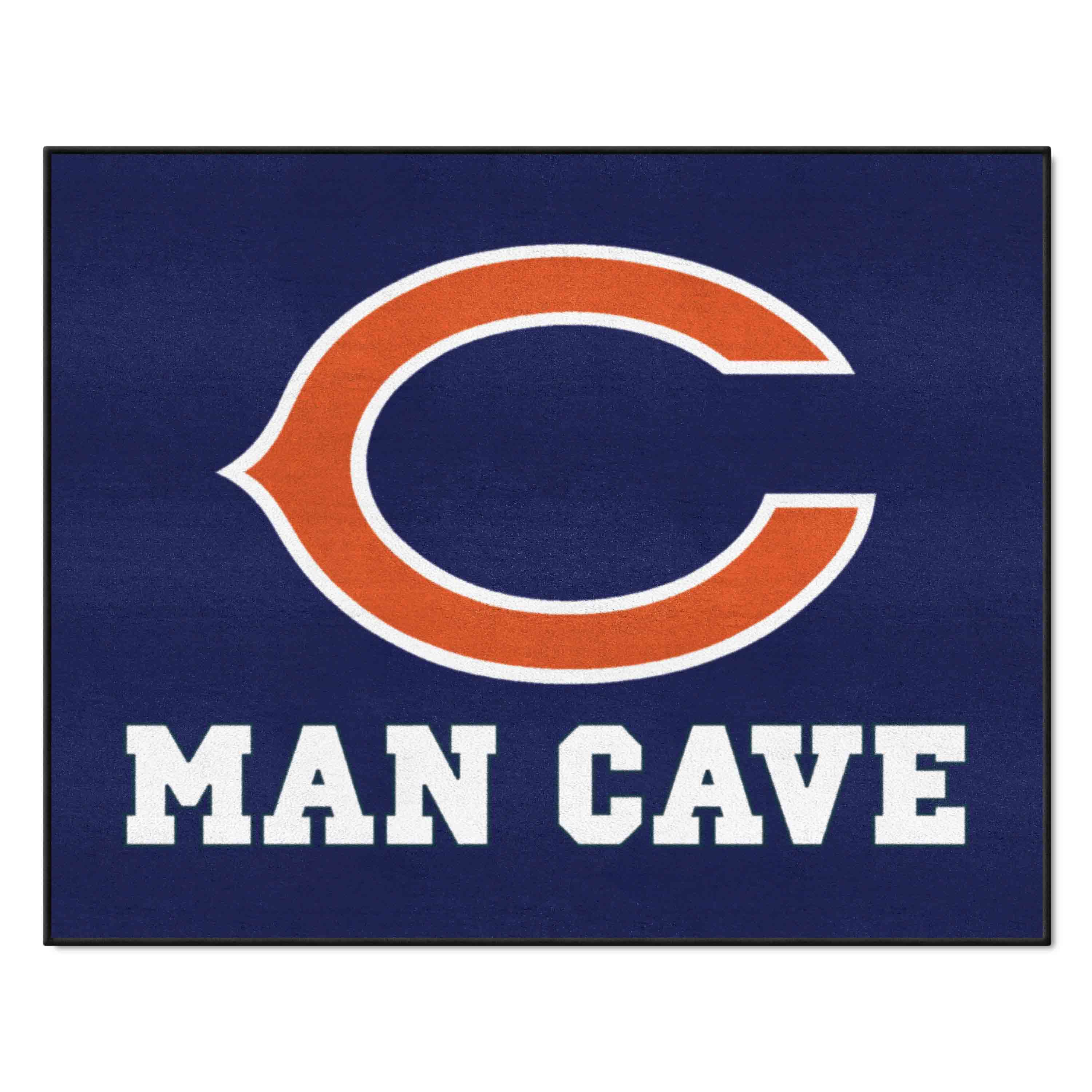 Chicago Bears Man Cave All-Star Rug - 34 in. x 42.5 in.