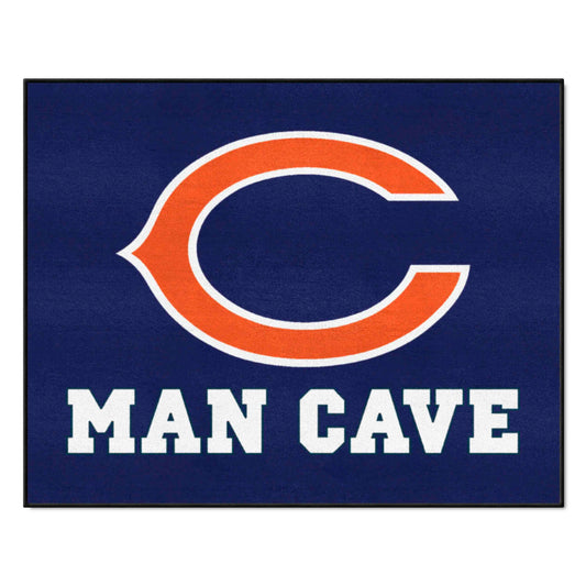 Chicago Bears Man Cave All-Star Rug - 34 in. x 42.5 in.