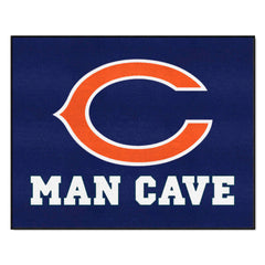 Chicago Bears Man Cave All-Star Rug - 34 in. x 42.5 in. - Chicago Bears