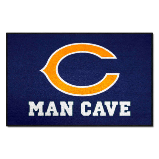 Chicago Bears Man Cave Starter Mat Accent Rug - 19in. x 30in.