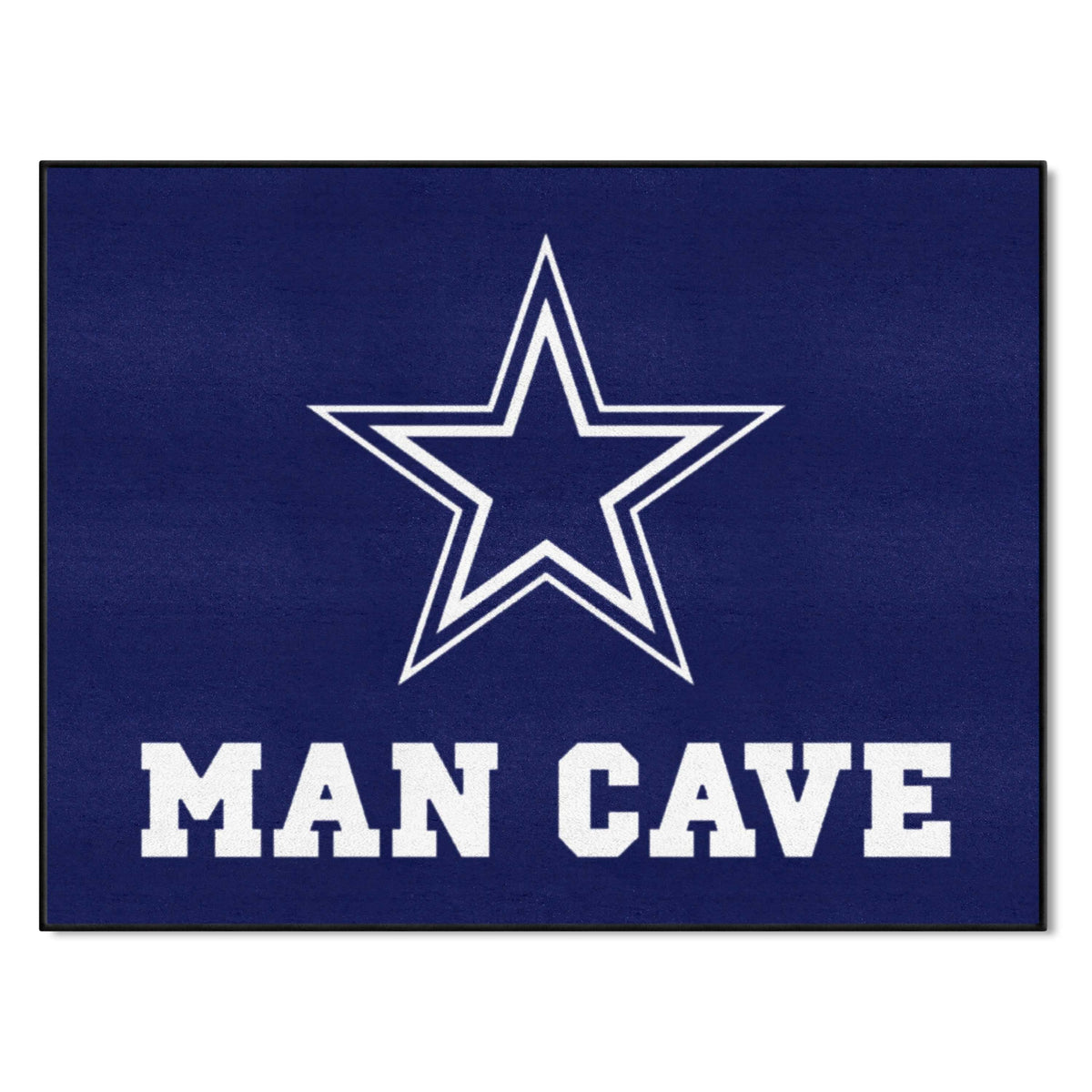 Dallas Cowboys Man Cave All-Star Rug - 34 in. x 42.5 in. - Dallas Cowboys