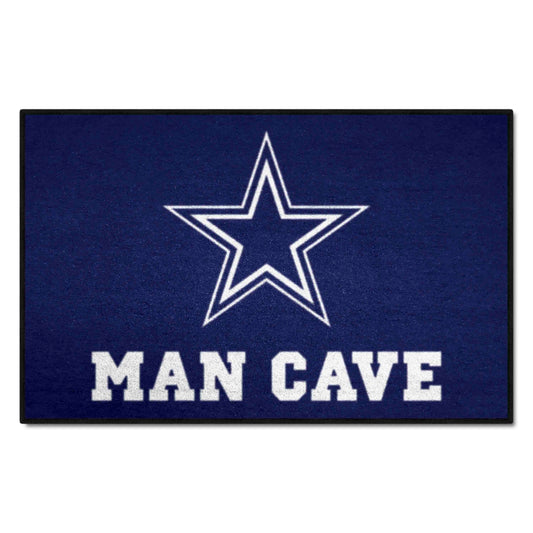 Dallas Cowboys Man Cave Starter Mat Accent Rug - 19in. x 30in. - Dallas Cowboys