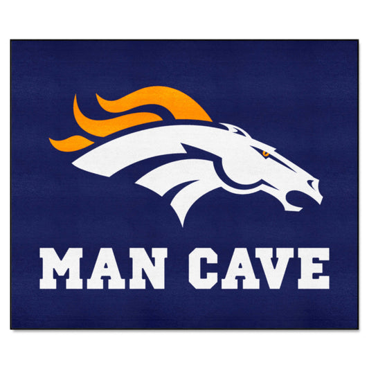 Denver Broncos Man Cave Tailgater Rug - 5ft. x 6ft. - Denver Broncos