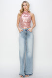 Risen Full Size High Rise Wide Leg Jeans - Trendsi