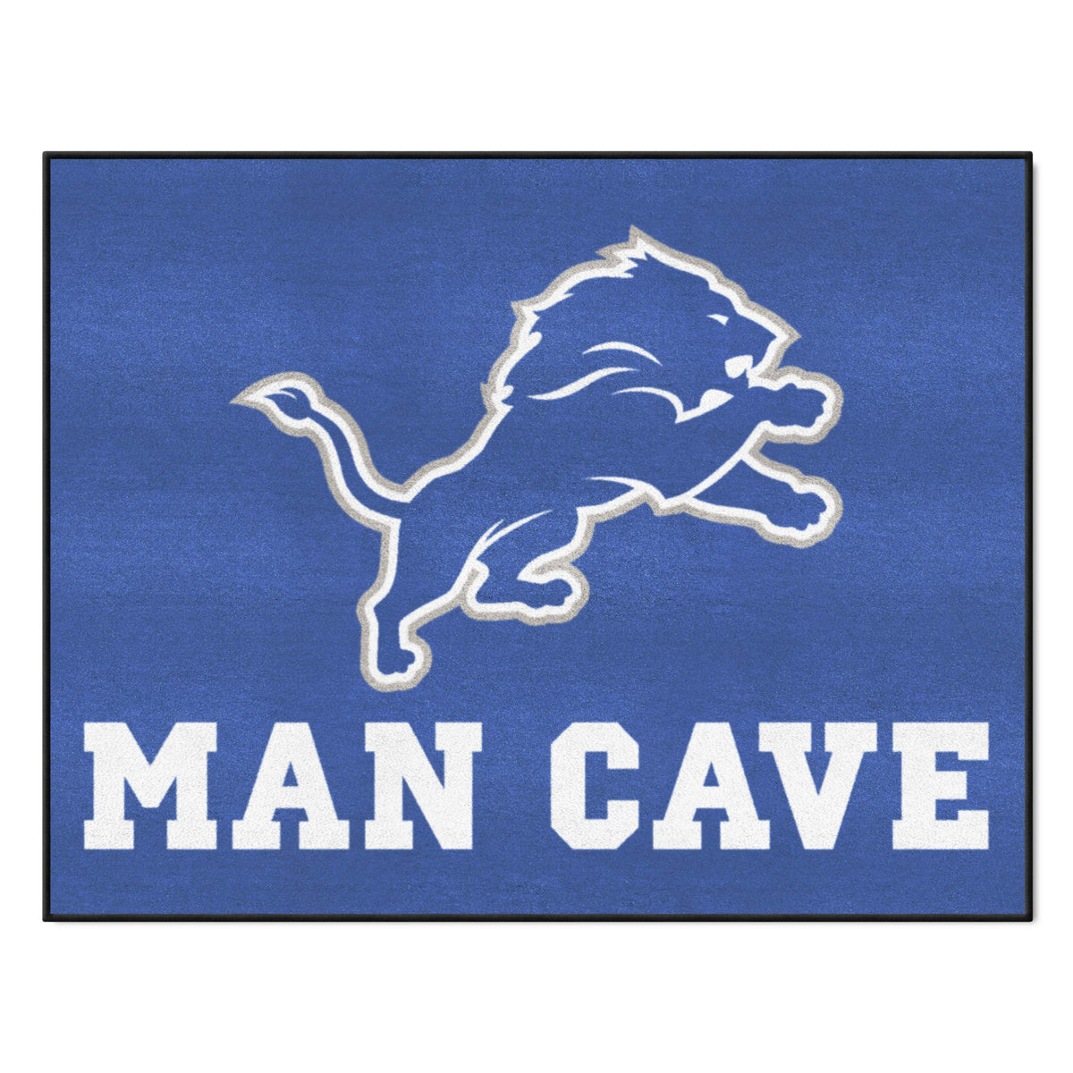 Detroit Lions Man Cave All-Star Rug - 34 in. x 42.5 in.