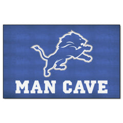 Detroit Lions Man Cave Ulti-Mat Rug - 5ft. x 8ft.