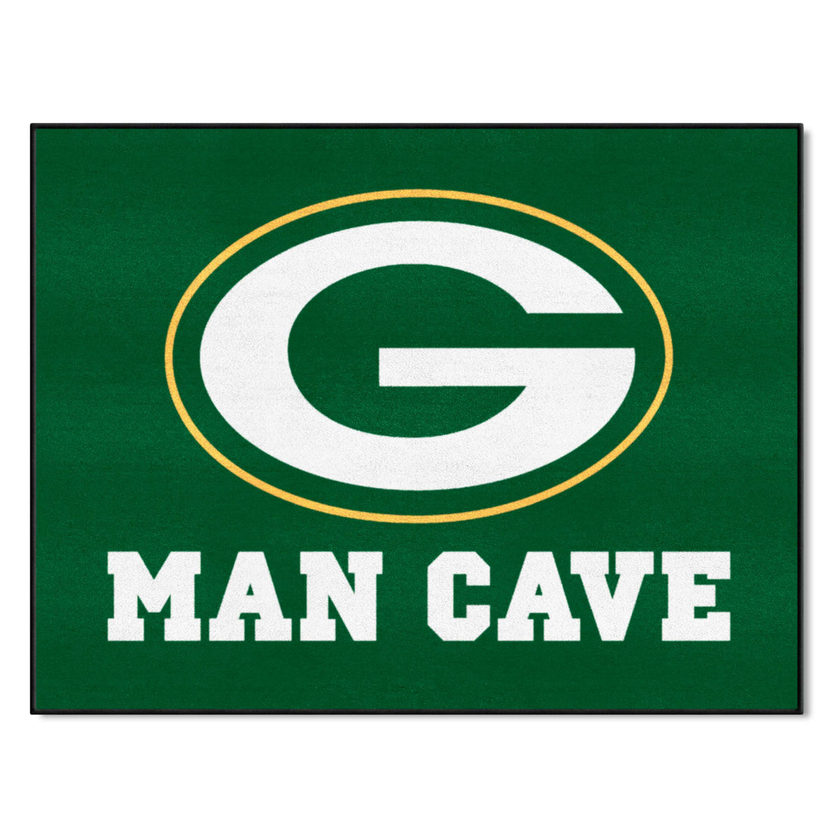 Green Bay Packers Man Cave All-Star Rug - 34 in. x 42.5 in. - Green Bay Packers