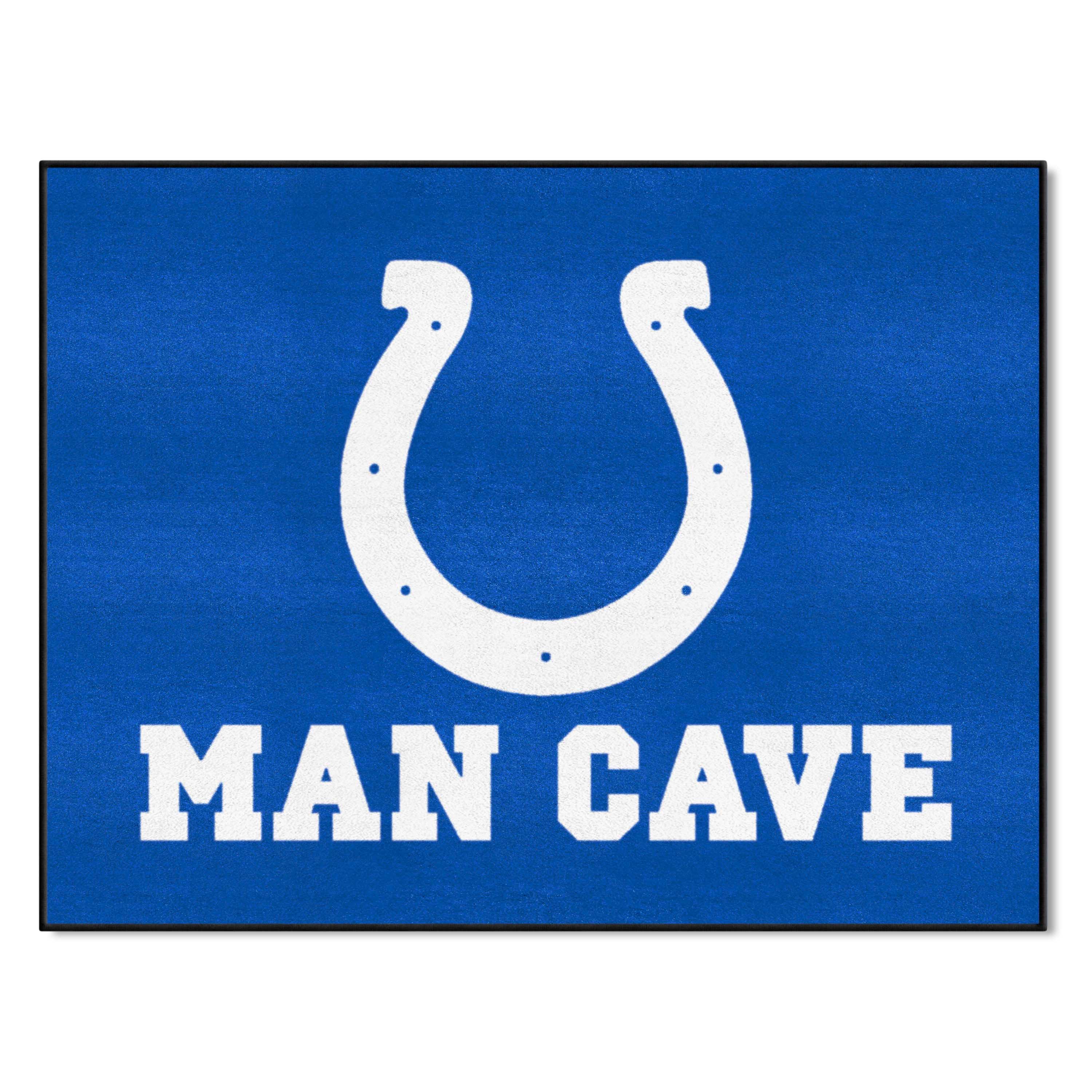 Indianapolis Colts Man Cave All-Star Rug - 34 in. x 42.5 in.