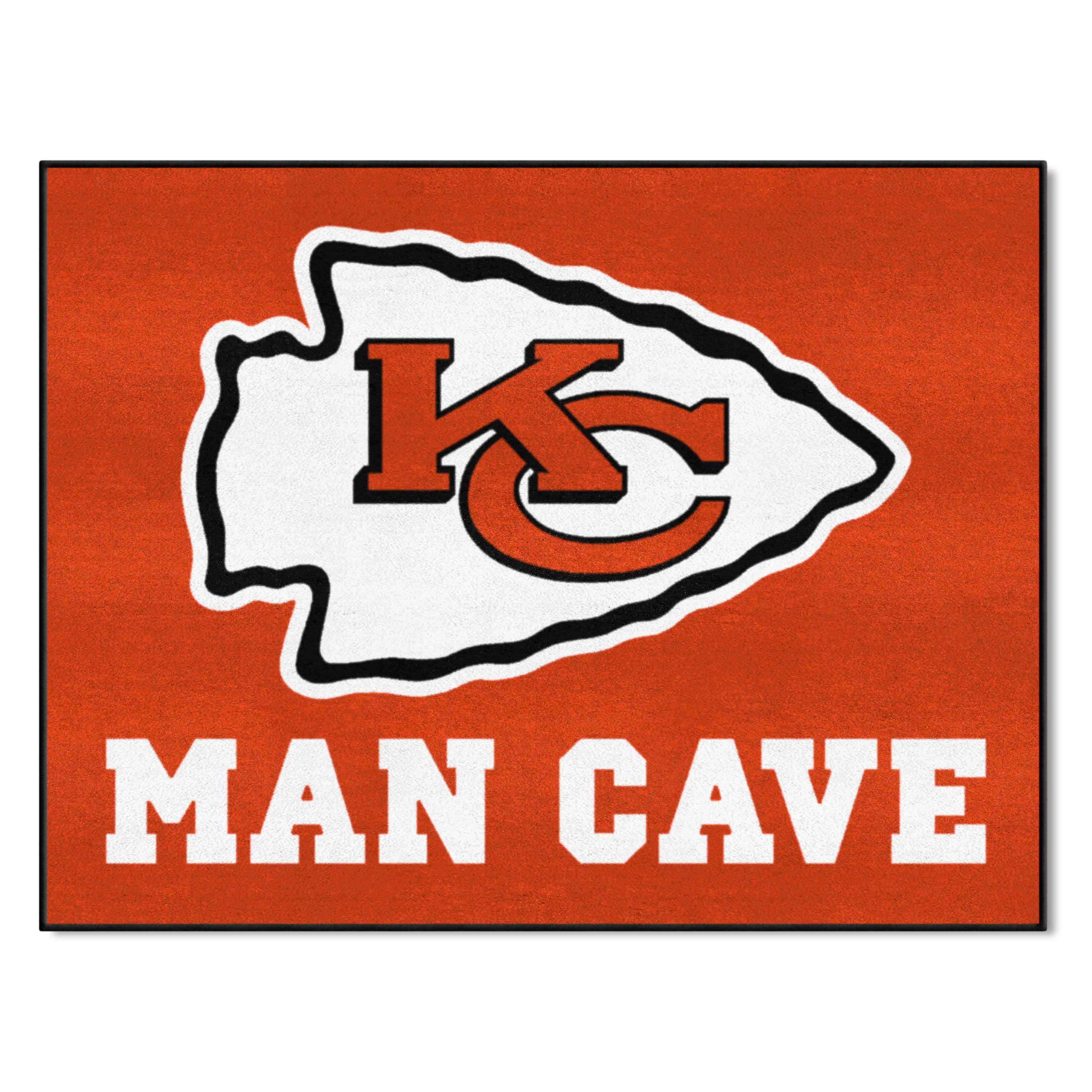 Kansas City Chiefs Man Cave All-Star Rug - 34 in. x 42.5 in.