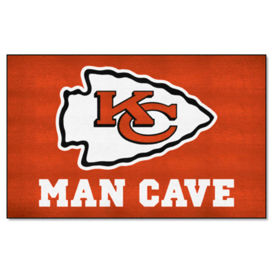 Kansas City Chiefs Man Cave Ulti-Mat Rug - 5ft. x 8ft.