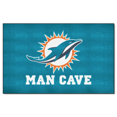 Miami Dolphins Man Cave Ulti-Mat Rug - 5ft. x 8ft.