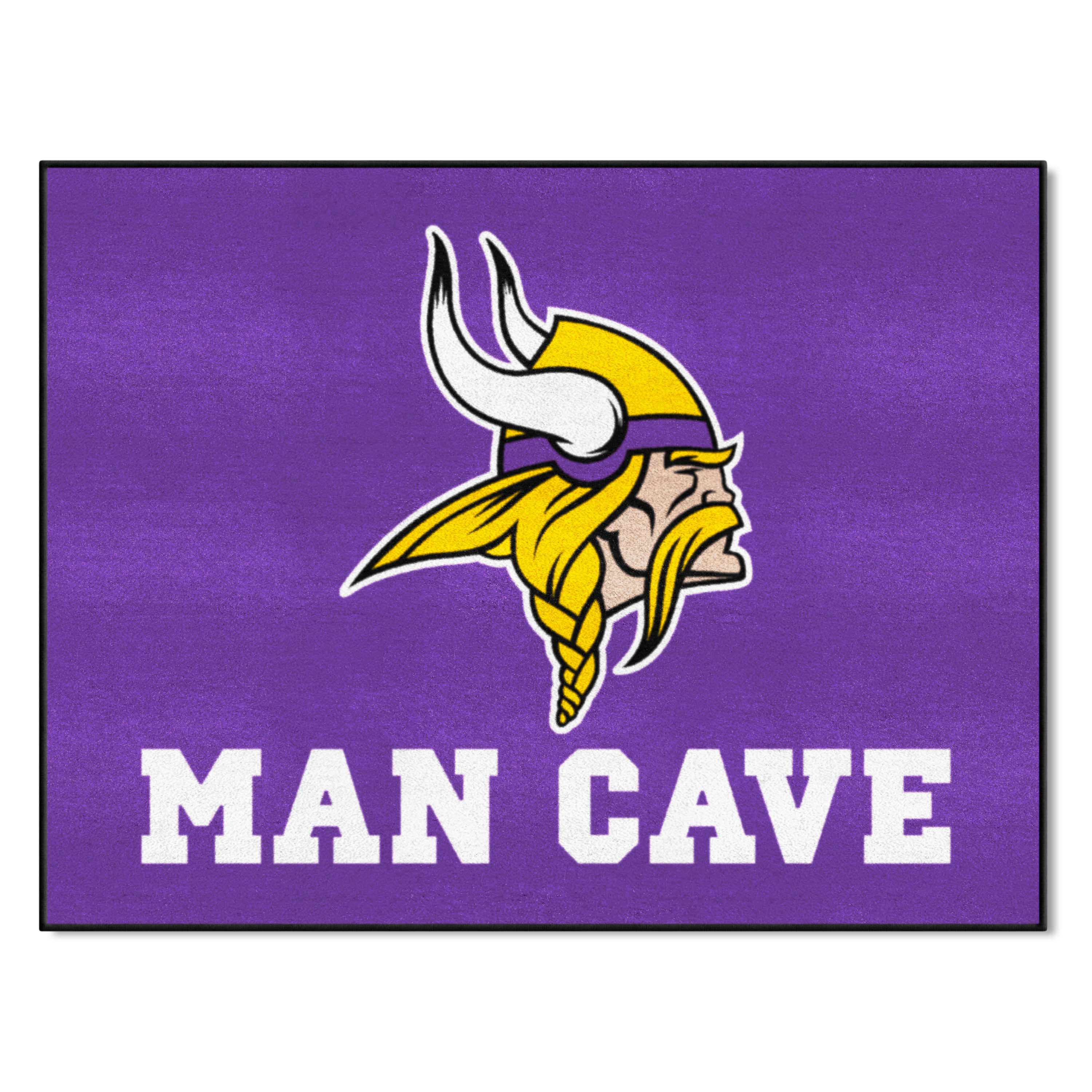 Minnesota Vikings Man Cave All-Star Rug - 34 in. x 42.5 in.