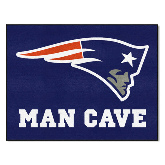 New England Patriots Man Cave All-Star Rug - 34 in. x 42.5 in.