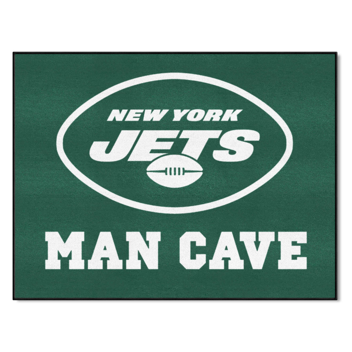 New York Jets Man Cave All-Star Rug - 34 in. x 42.5 in.