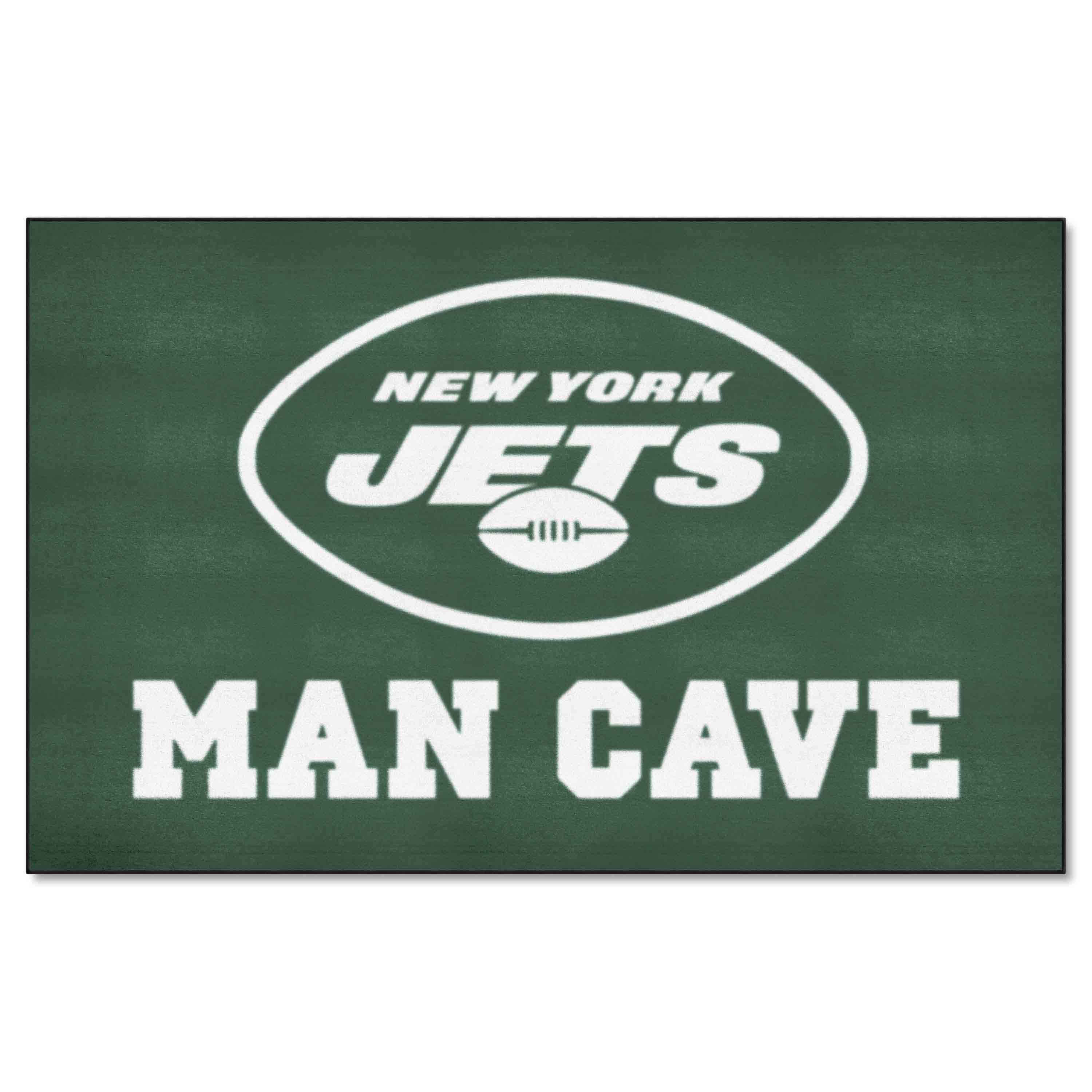 New York Jets Man Cave Ulti-Mat Rug - 5ft. x 8ft. - New York Jets