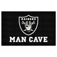 Las Vegas Raiders Man Cave Ulti-Mat Rug - 5ft. x 8ft.