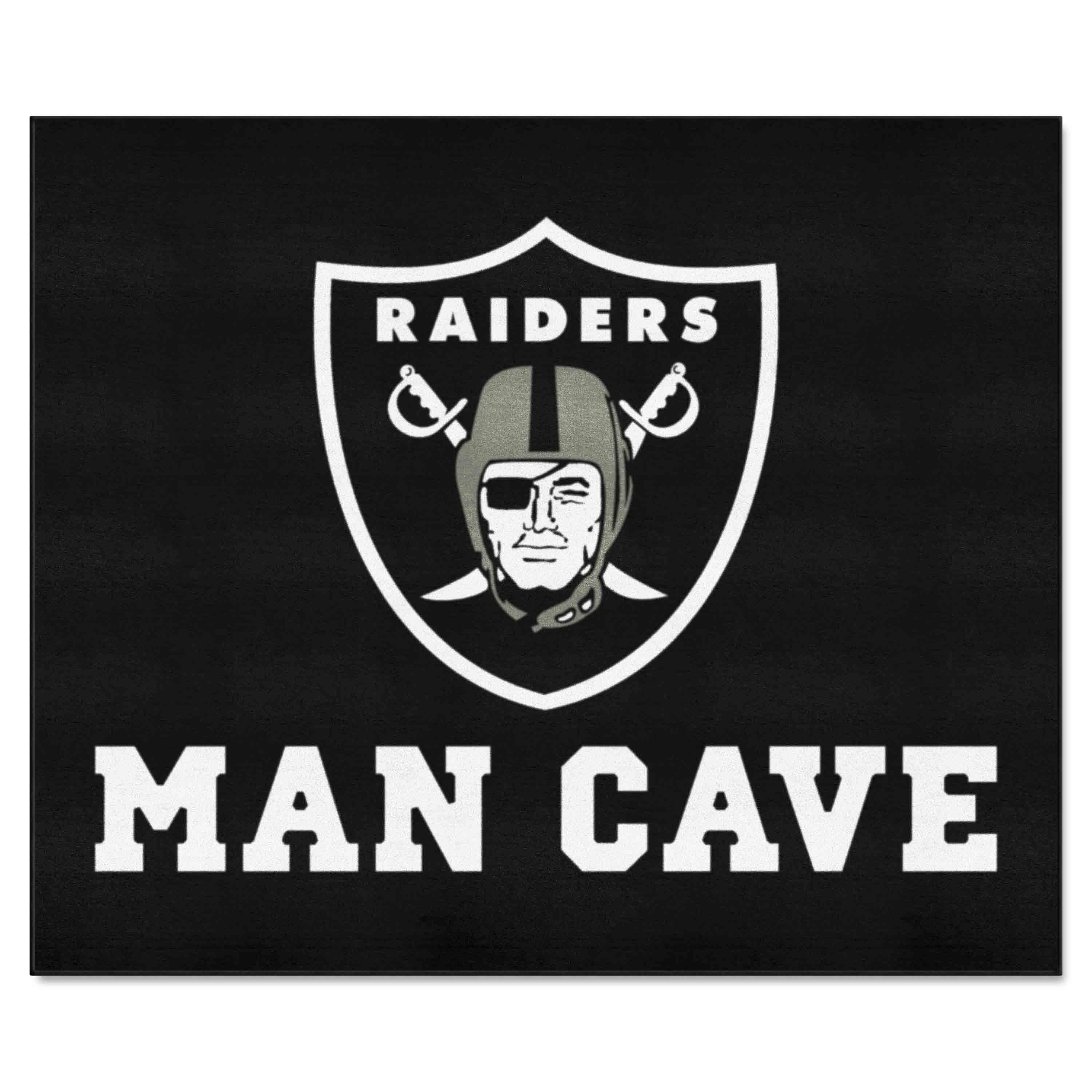 Las Vegas Raiders Man Cave Tailgater Rug - 5ft. x 6ft.