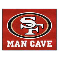 San Francisco 49ers Man Cave All-Star Rug - 34 in. x 42.5 in.