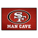 San Francisco 49ers Man Cave Starter Mat Accent Rug - 19in. x 30in.