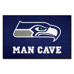 Seattle Seahawks Man Cave Starter Mat Accent Rug - 19in. x 30in.