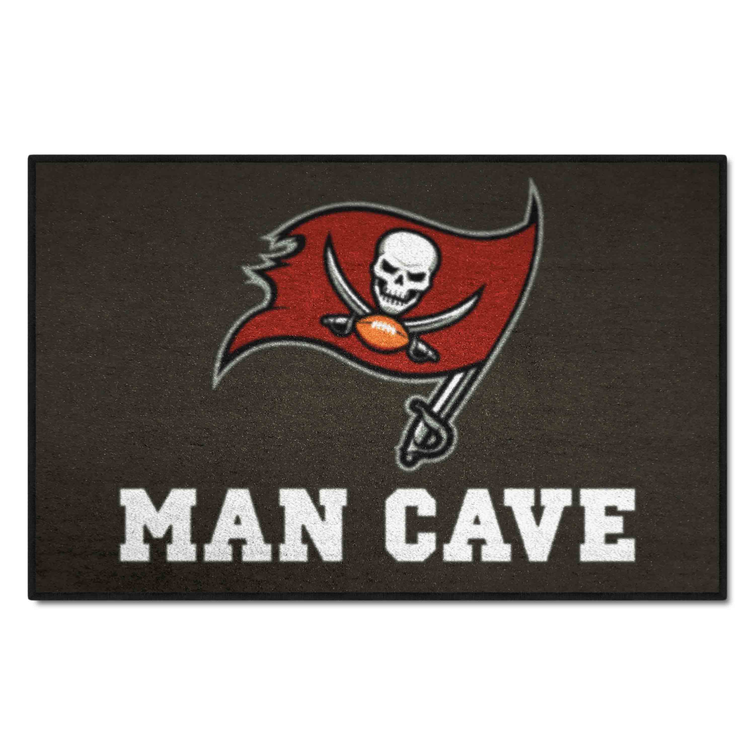 Tampa Bay Buccaneers Man Cave Starter Mat Accent Rug - 19in. x 30in.