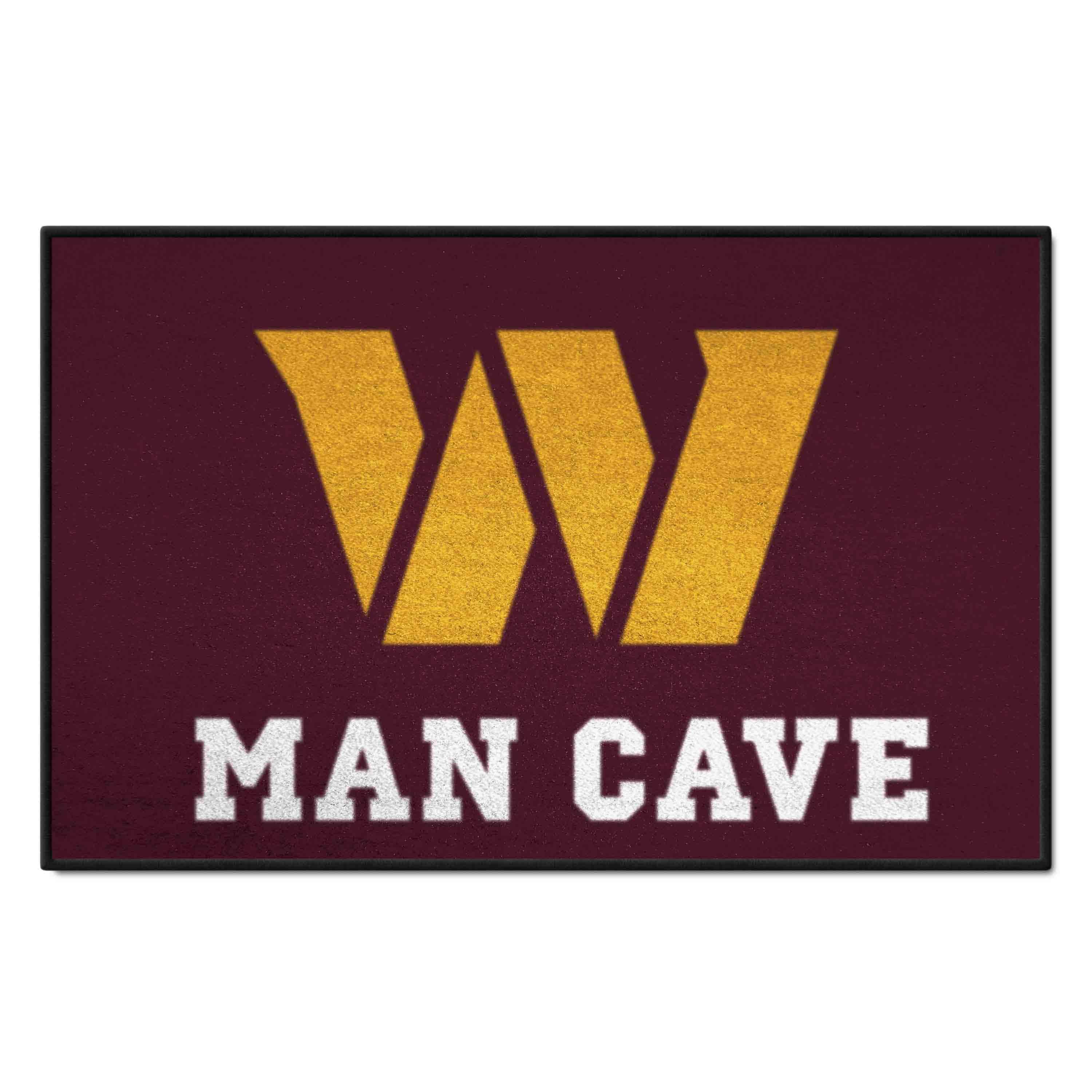 Washington Commanders Man Cave Starter Mat Accent Rug - 19in. x 30in.