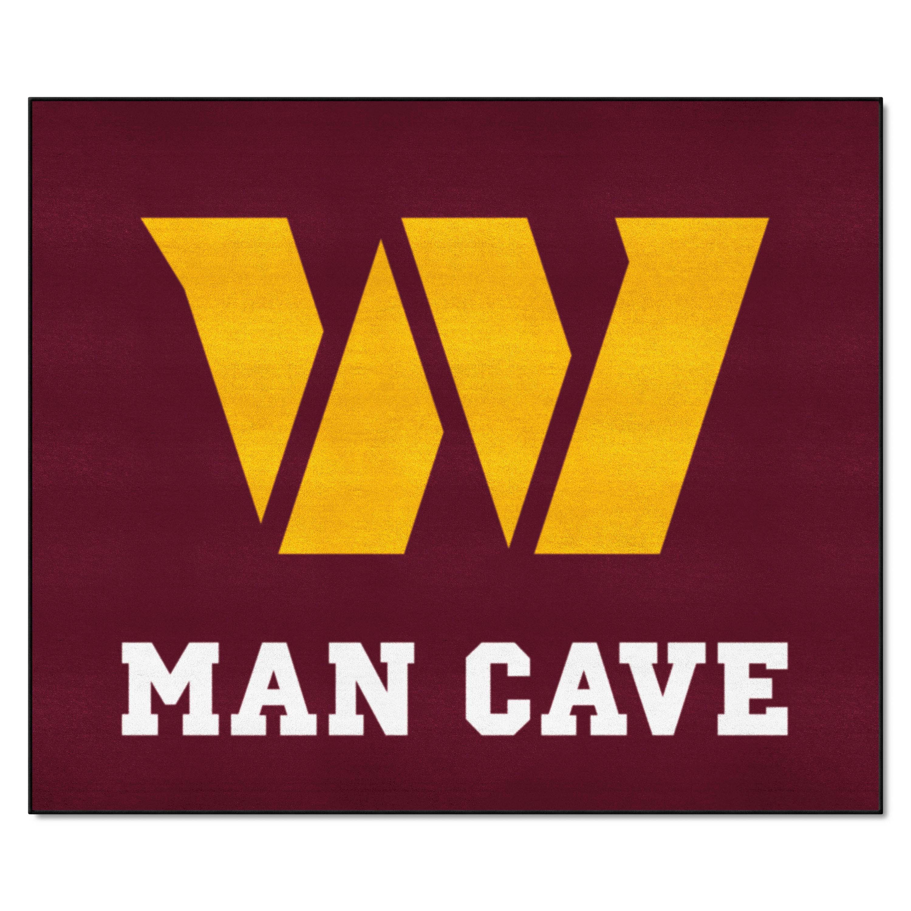 Washington Commanders Man Cave Tailgater Rug - 5ft. x 6ft.