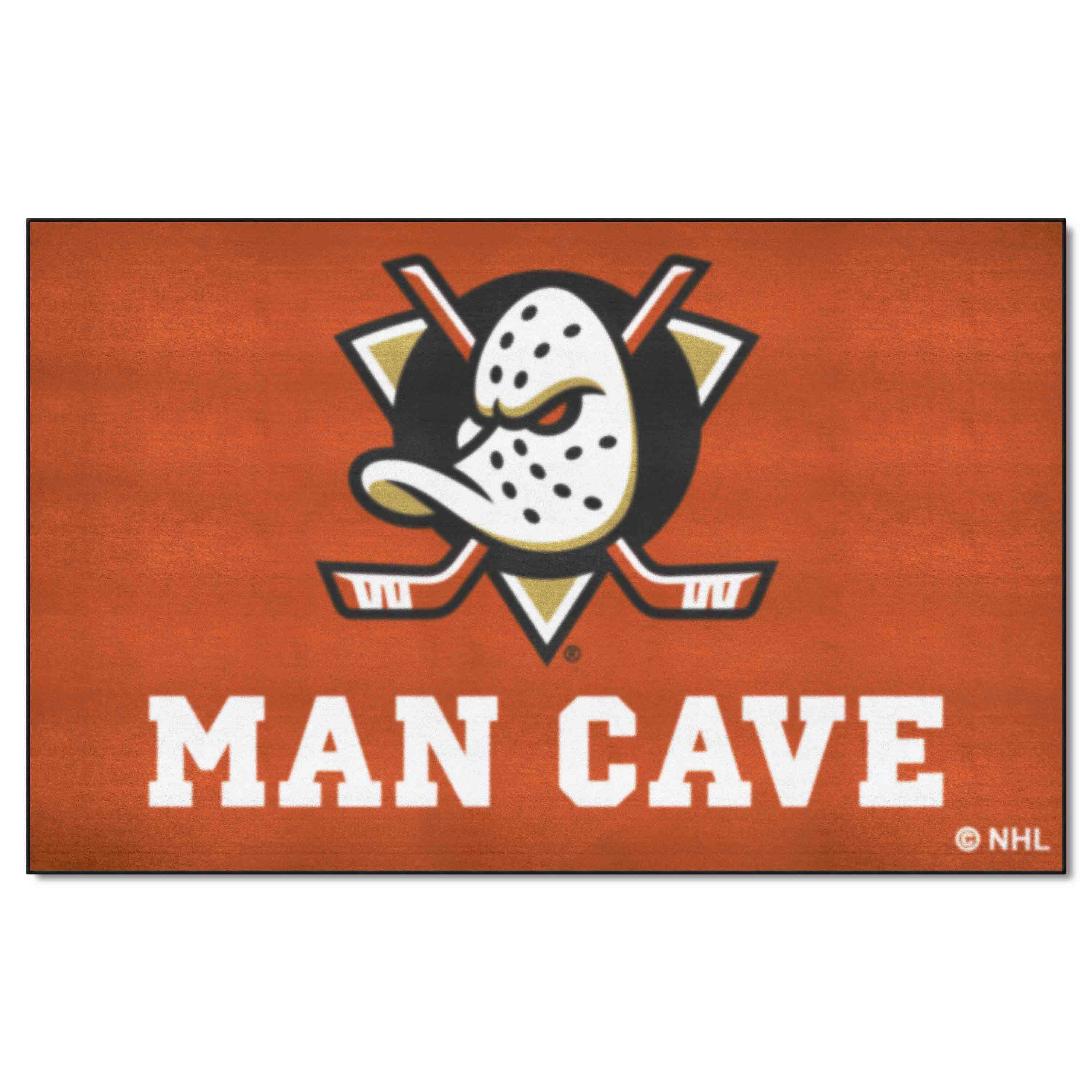 Anaheim Ducks Man Cave Ulti-Mat Rug - 5ft. x 8ft.