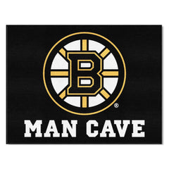 Boston Bruins Man Cave All-Star Rug - 34 in. x 42.5 in.