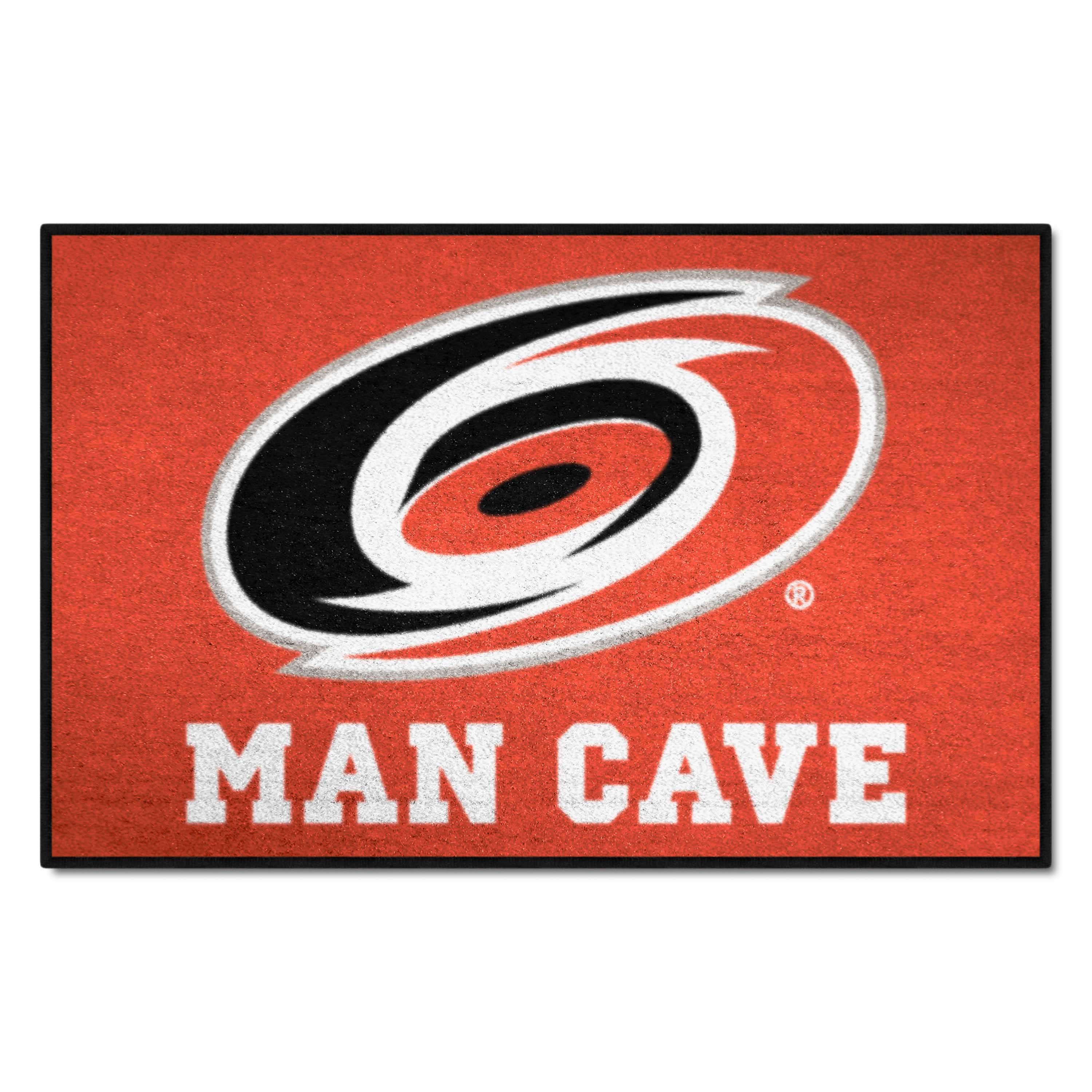 Carolina Hurricanes Man Cave Starter Mat Accent Rug - 19in. x 30in.