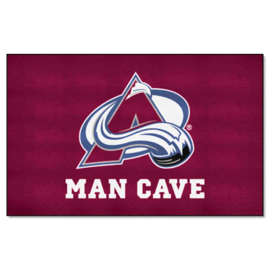 Colorado Avalanche Man Cave Ulti-Mat Rug - 5ft. x 8ft. - Colorado Avalanche