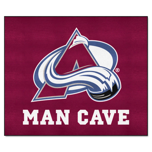 Colorado Avalanche Man Cave Tailgater Rug - 5ft. x 6ft. - Colorado Avalanche