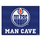 Edmonton Oilers Oilers Man Cave All-Star Rug - 34 in. x 42.5 in.