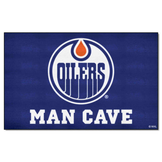 Edmonton Oilers Oilers Man Cave Ulti-Mat Rug - 5ft. x 8ft.