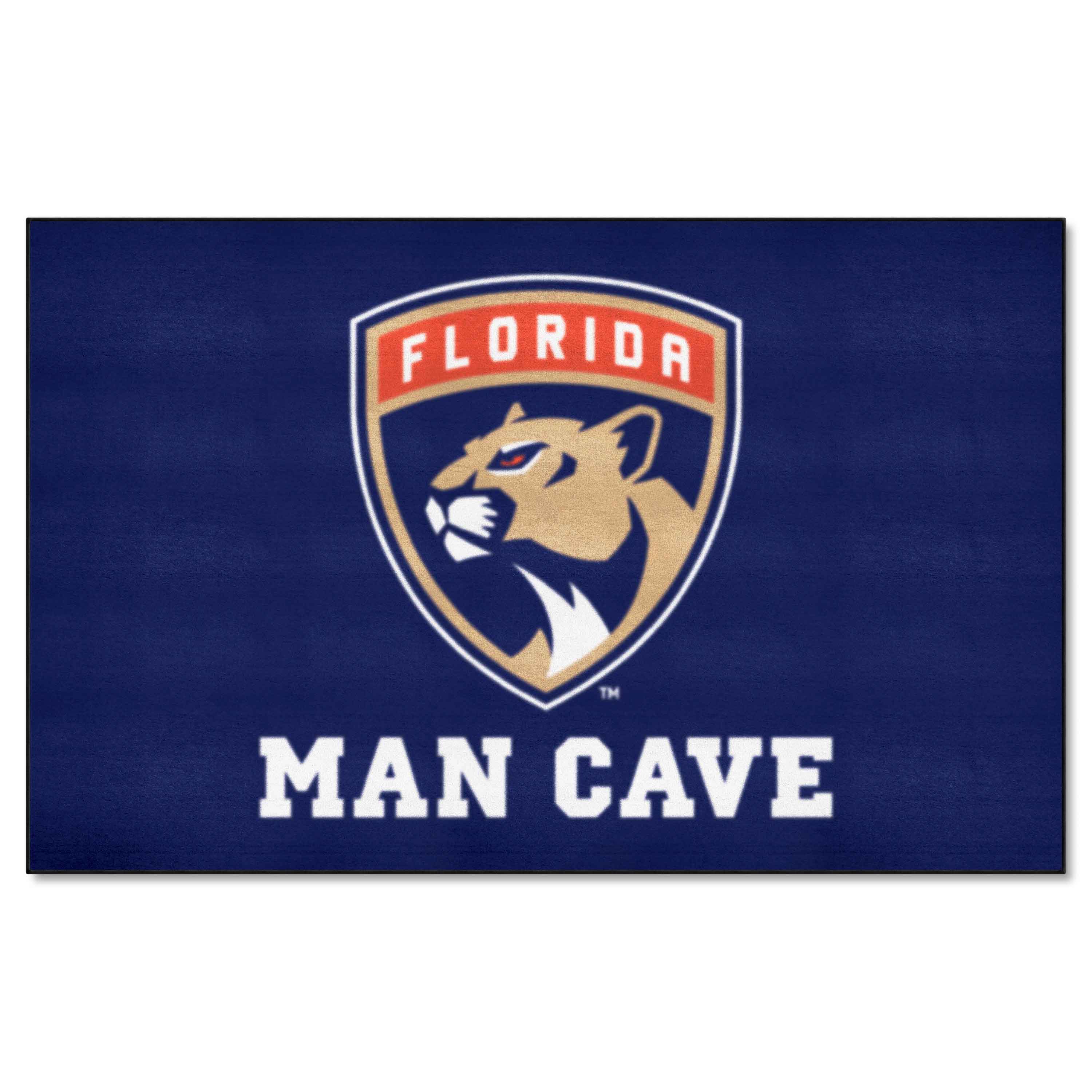 Florida Panthers Man Cave Ulti-Mat Rug - 5ft. x 8ft.