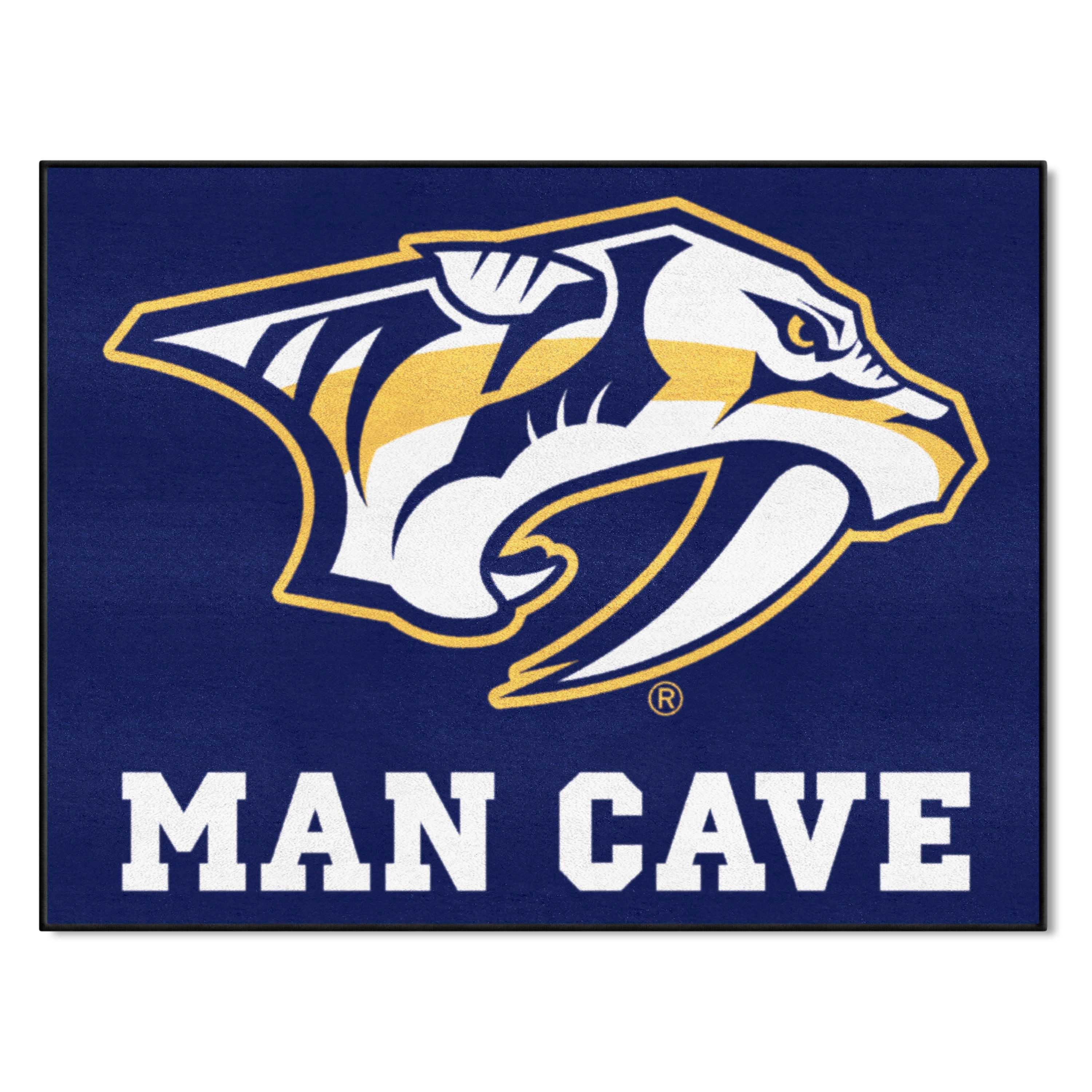 Nashville Predators Man Cave All-Star Rug - 34 in. x 42.5 in.