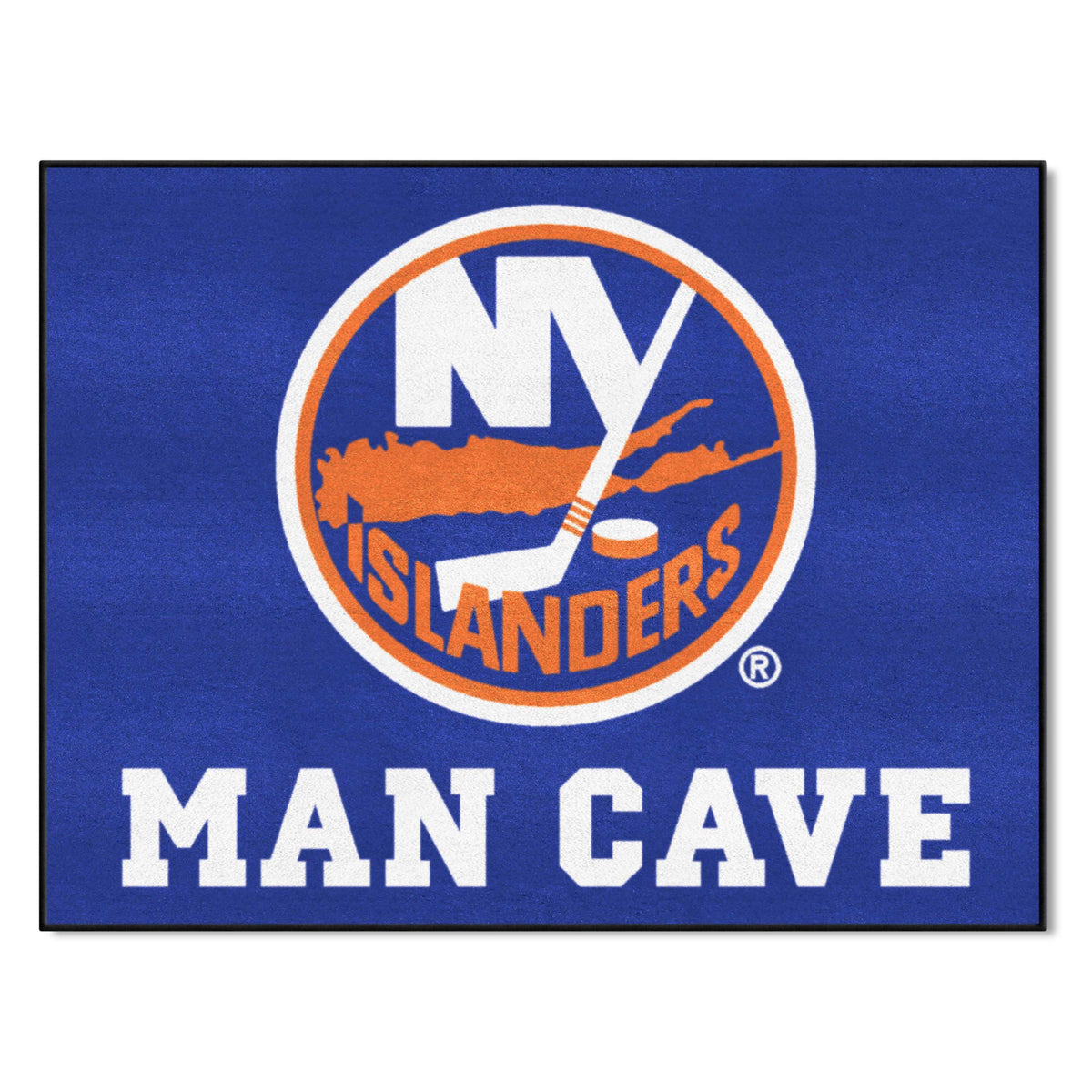 New York Islanders Man Cave All-Star Rug - 34 in. x 42.5 in.