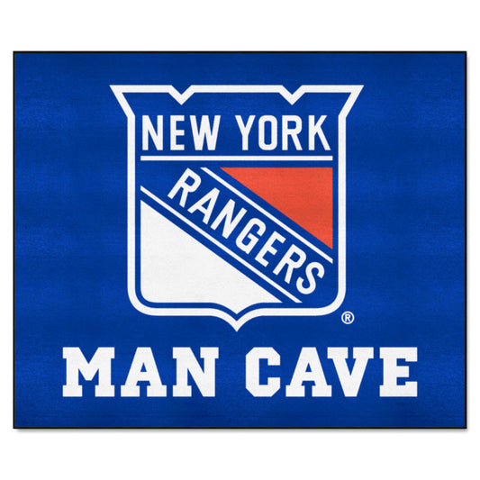 New York Rangers Man Cave Tailgater Rug - 5ft. x 6ft. - New York Rangers